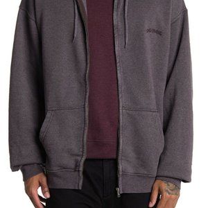 BDG Men's MEDIUM Grape Zip Through Hoodie
